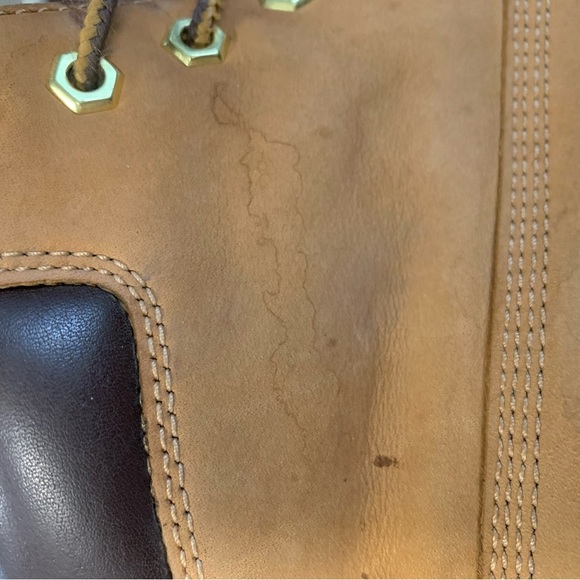 Timberland Tan/White Boots Women’s 7.5 - Picture 9 of 9
